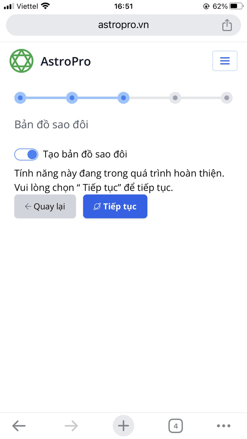 Chia sẻ bản đồ sao